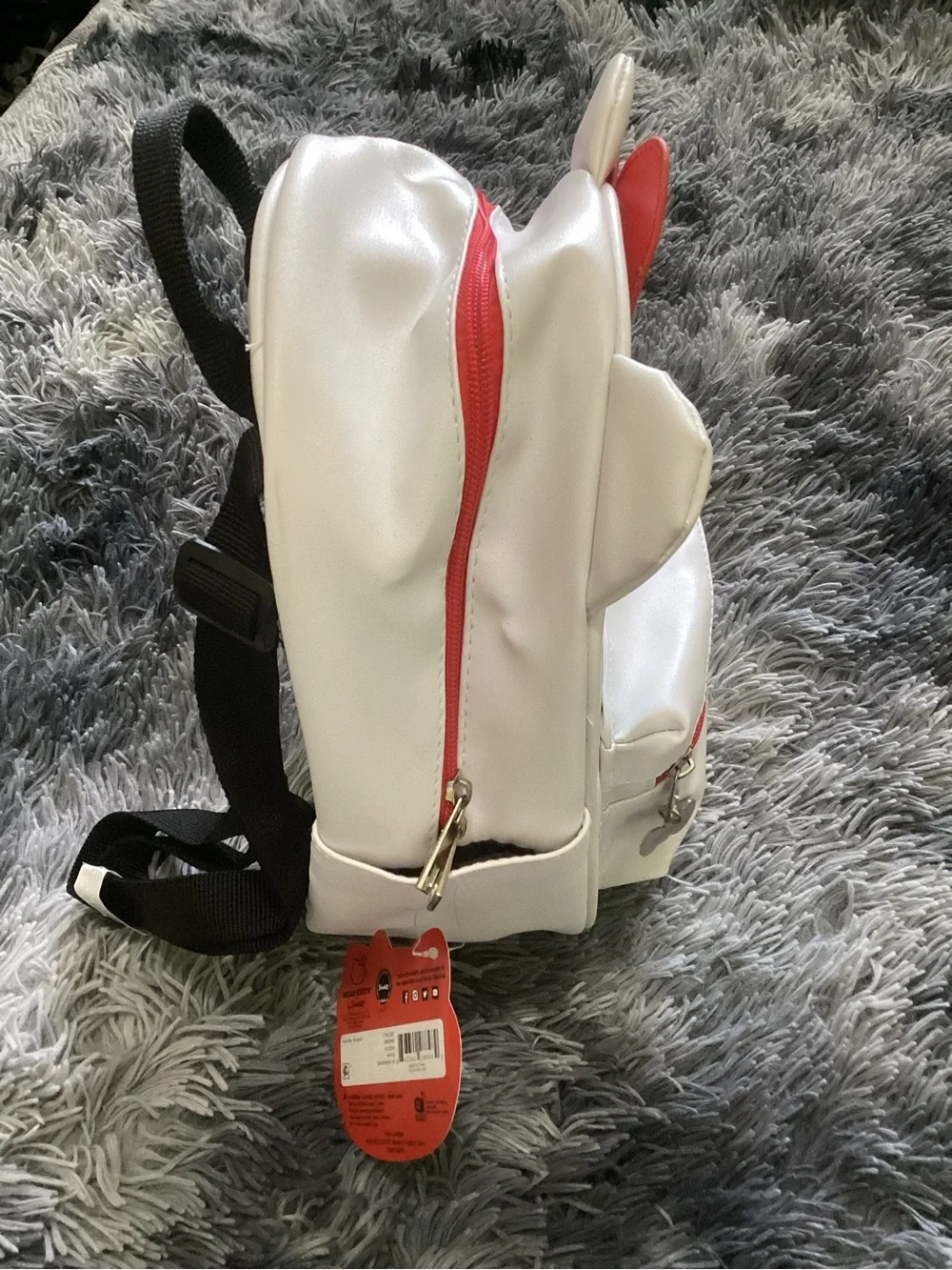 Hello Kitty White & Red Small Backpack